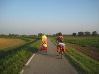 La ciclovia tra Pizzighettone e Crotta d'Adda